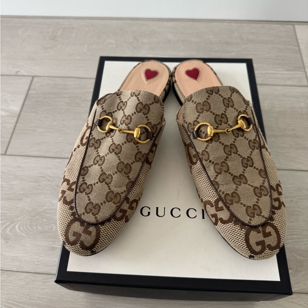 Gucci
Princetown GG Canvas Loafer Mules